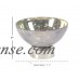 Decmode Contemporary 7 X 11 Inch Dark Gray Aluminum Glass Bowl   568893376